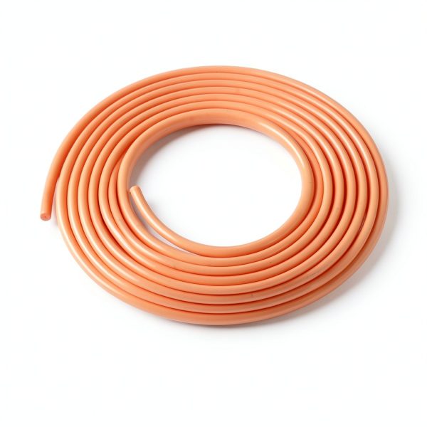 10ft 5mm PU Transmission Round Belt High Performance Urethane Orange-0